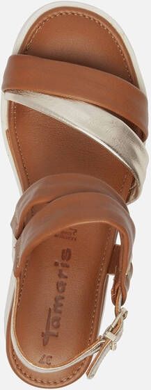 tamaris Sandalen cognac Leer