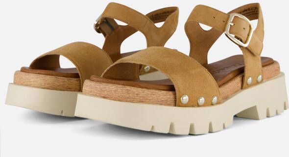 tamaris Sandalen cognac Leer