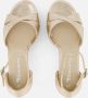 Tamaris Metallic Gouden Vegan Sandalette met 7 5 cm Hak Yellow Dames - Thumbnail 12