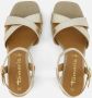 Tamaris Elegante Metallic Vegan Sandalette Yellow Dames - Thumbnail 5