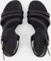 Tamaris Zwarte Elegante Platte Sandalen Black Dames - Thumbnail 5