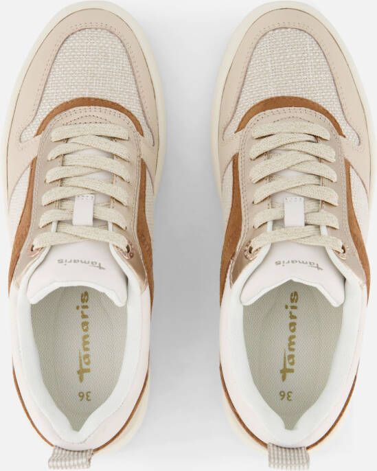 tamaris Sneakers beige Synthetisch