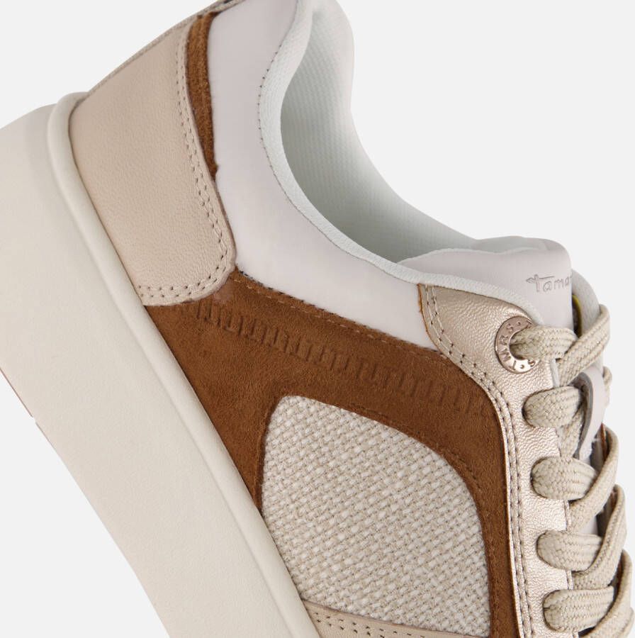 tamaris Sneakers beige Synthetisch