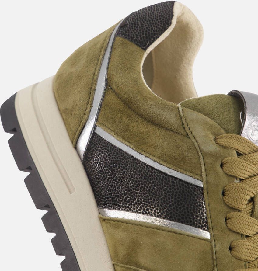 tamaris Sneakers groen Synthetisch