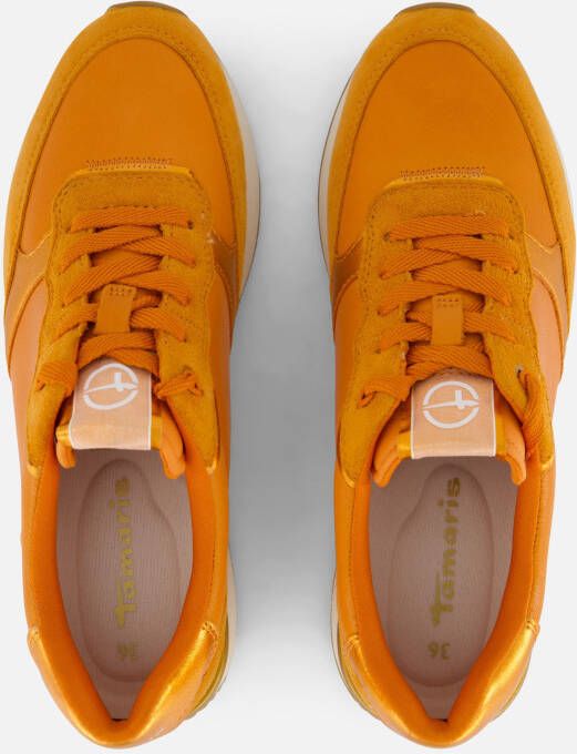 tamaris Sneakers oranje Leer