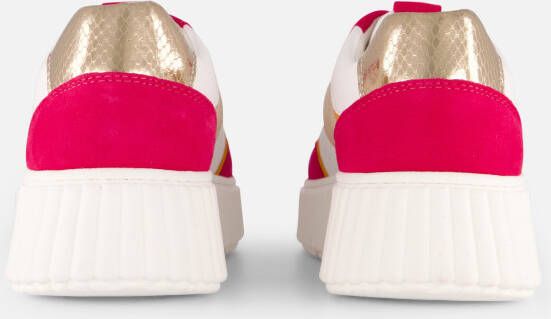 tamaris Sneakers roze Textiel