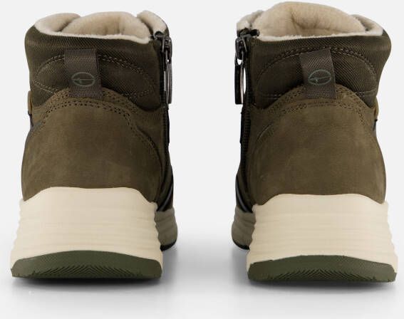 tamaris Veterboots groen Sythetisch