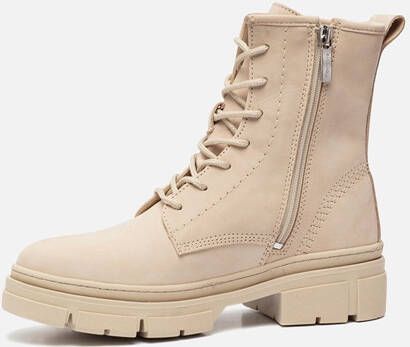 Tamaris veterboots beige sale