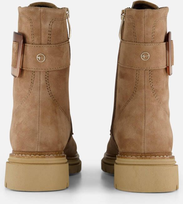 tamaris Veterboots beige Leer