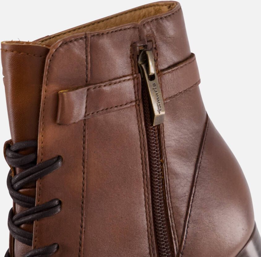 tamaris Veterboots cognac Imitatieleer