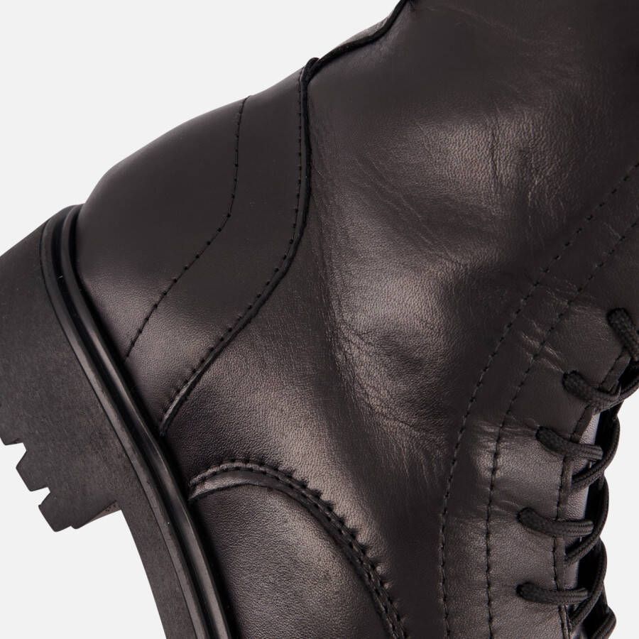 tamaris Veterboots zwart Leer