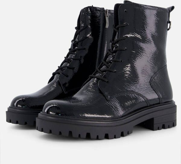 tamaris Veterboots zwart Synthetisch