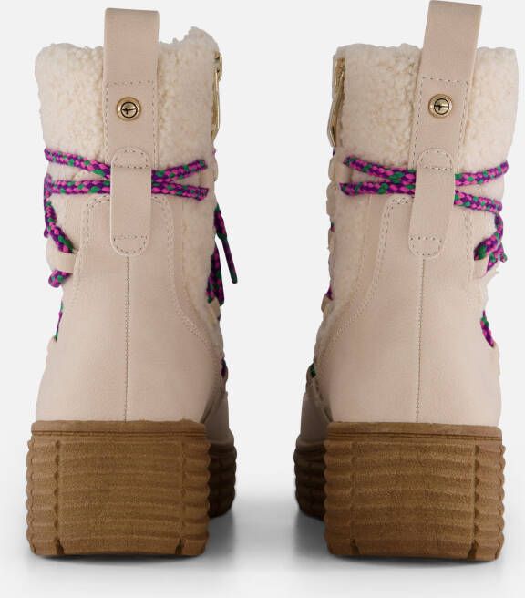 tamaris Winterboots beige Textiel