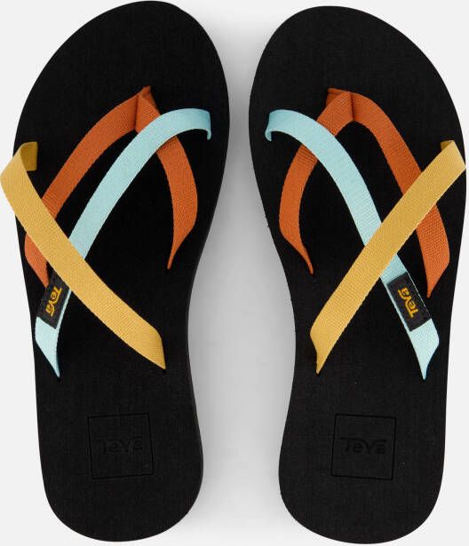 Teva Olowahu Slippers oranje Textiel