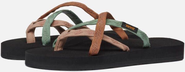 Teva Olowahu Slippers zwart Textiel