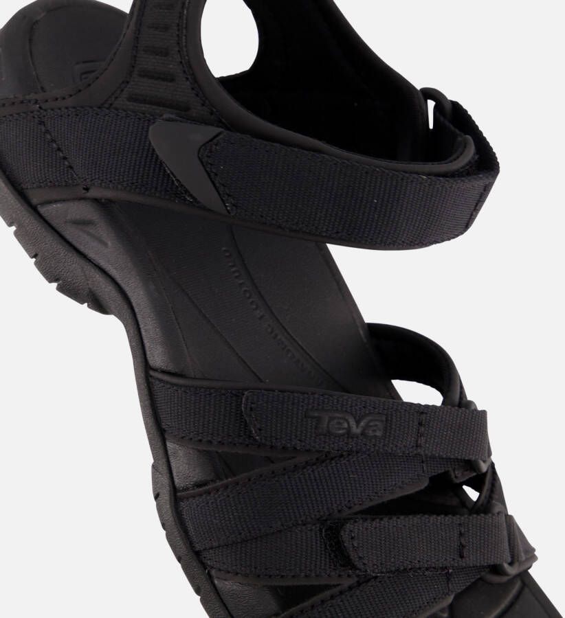 Teva Tirra Sandalen zwart Textiel