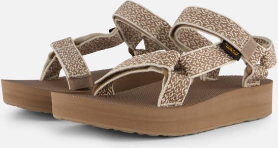 Teva Midform Universal Sandalen beige Textiel