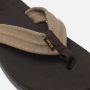 Teva M Voya Canvas Flip Heren Slippers Zwart Zand - Thumbnail 6