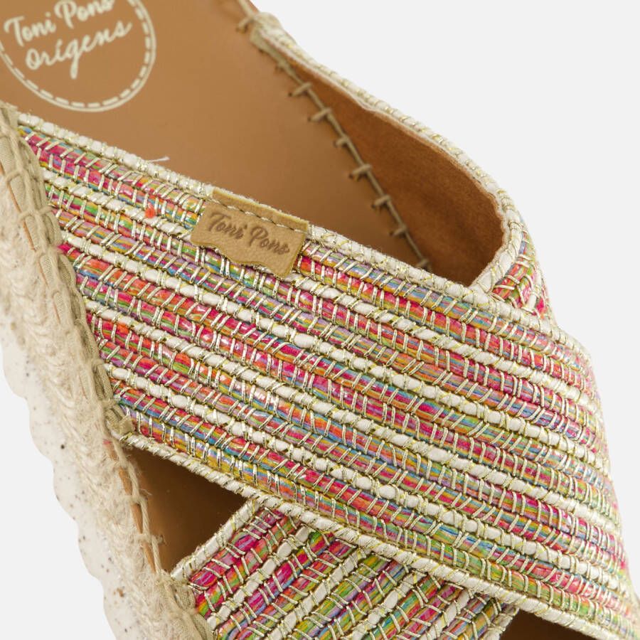 Toni Pons Bali Espadrilles roze Textiel