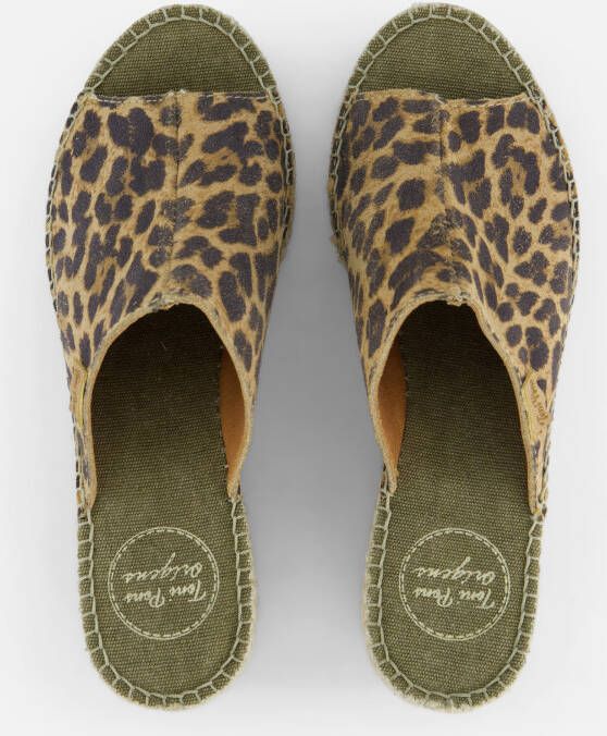 Toni Pons Ivori Leopard Espadrilles bruin Leer