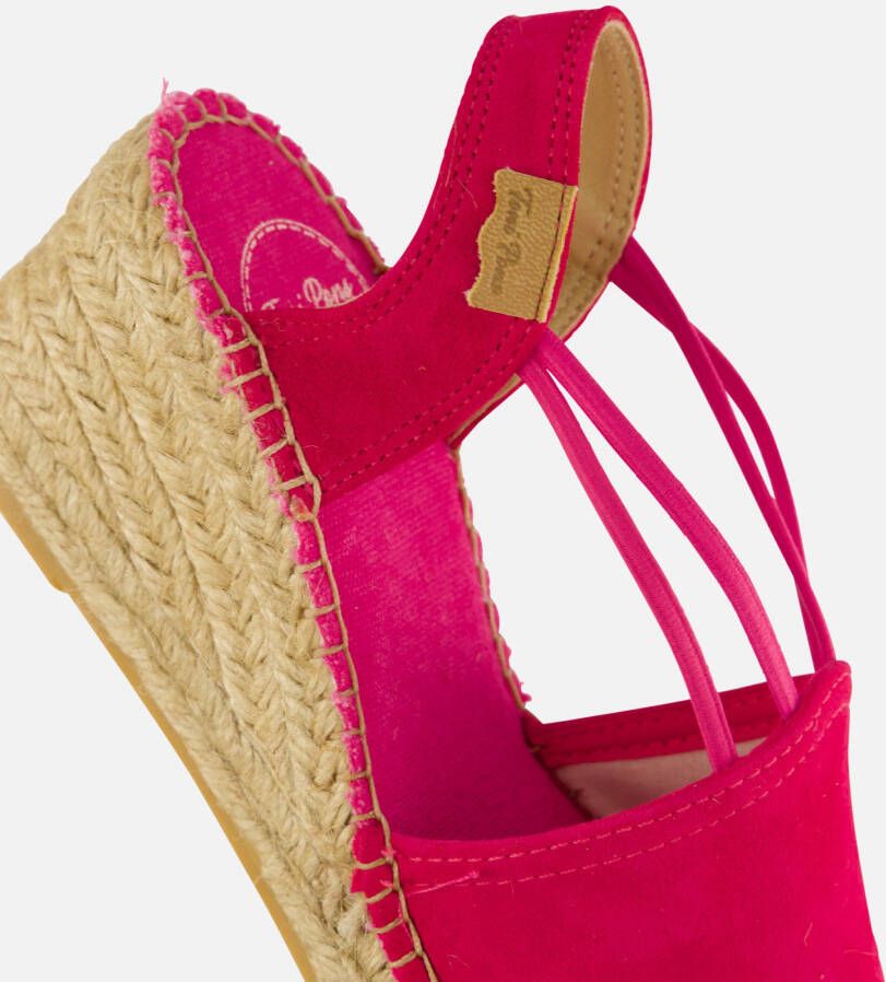 Toni Pons Tremp Espadrilles roze Suede