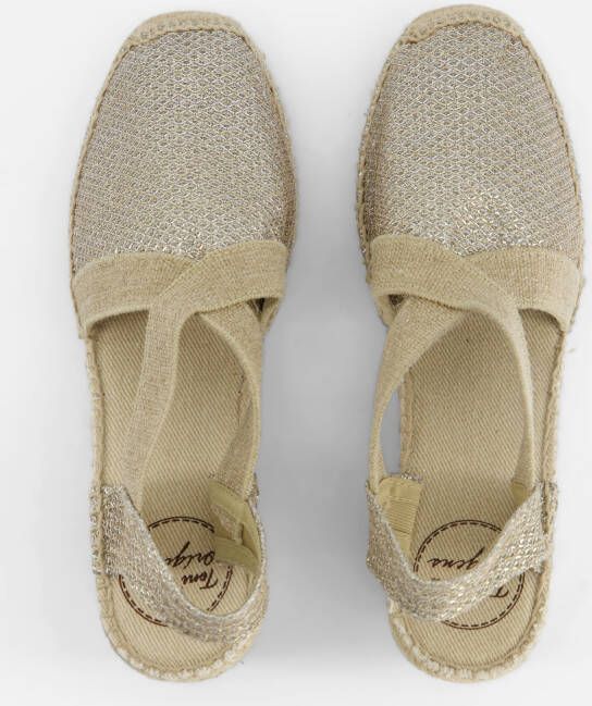 Toni Pons Triton Espadrilles goud Textiel