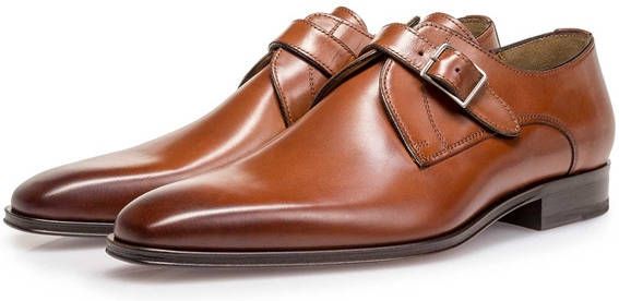 Van Bommel Gespschoenen cognac