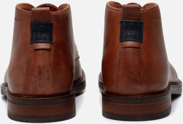 Van Lier Boston Veterschoenen cognac Leer