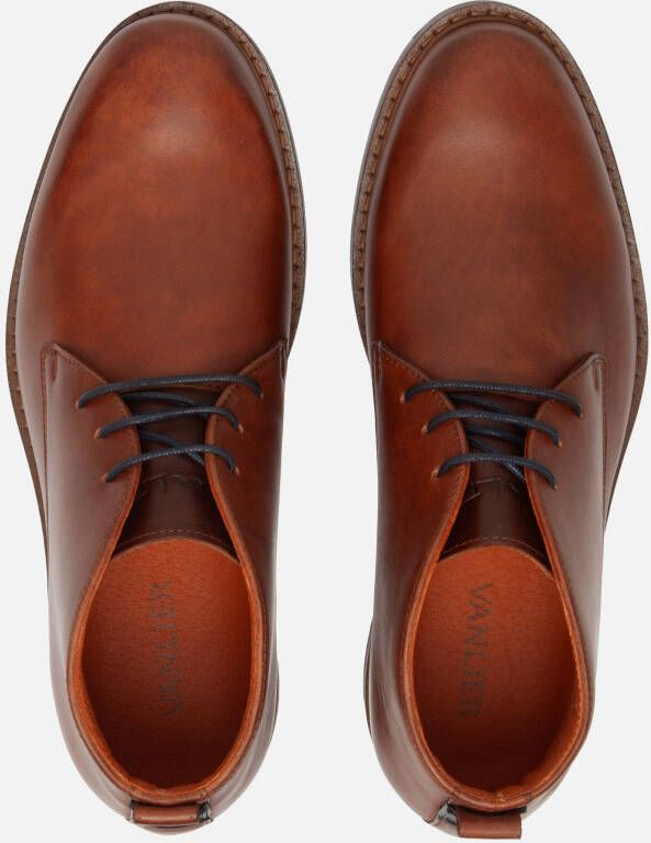 Van Lier Boston Veterschoenen cognac Leer