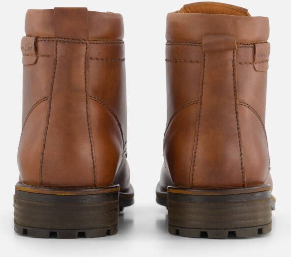 Van Lier Fritz Veterschoenen cognac Leer