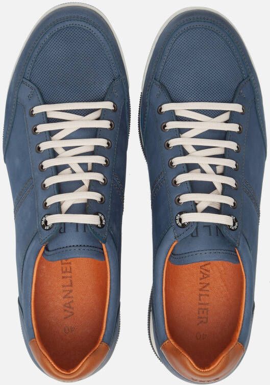 Van Lier Magnus Sneakers blauw Nubuck