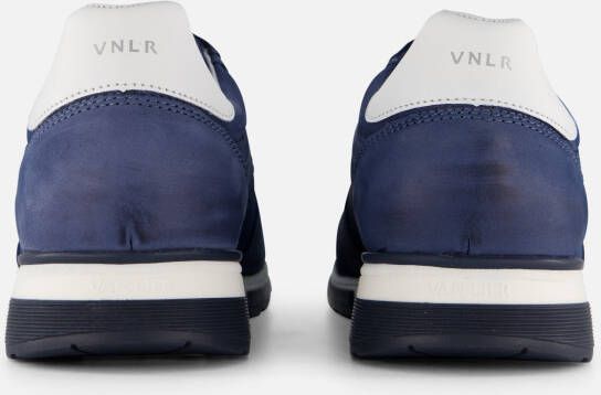 Van Lier Positano Sneakers blauw Nubuck