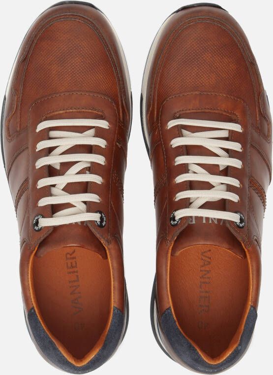 Van Lier Positano Sneakers cognac Leer