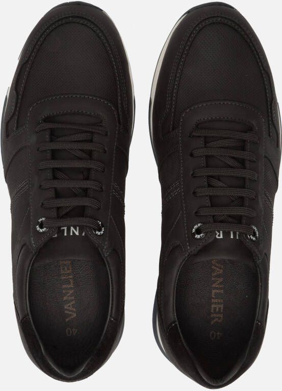 Van Lier Positano Sneakers zwart Nubuck