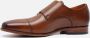 Van Lier Rhodes leren gespschoenen cognac - Thumbnail 8