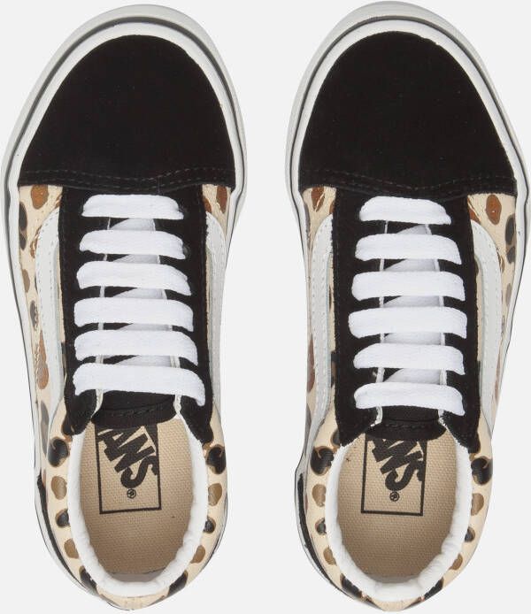 Vans Old Skool Leopard Glitter Sneakers zwart