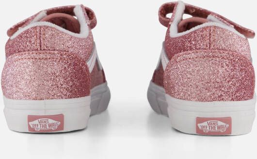 Vans Old Skool V Glitter Sneakers roze