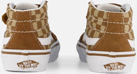 Vans SK8-Mid Reissue V Checkerboard bruin