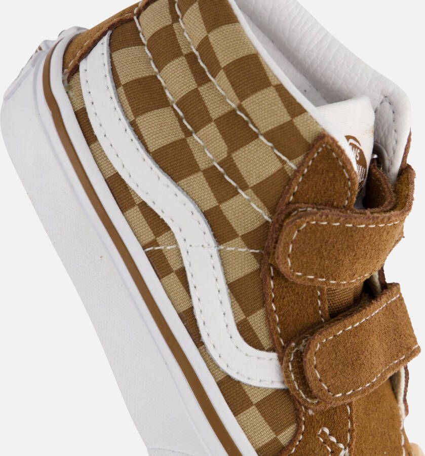 Vans SK8-Mid Reissue V Checkerboard bruin