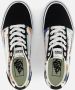 Vans Ward Stripe Floral Sneakers zwart Canvas Dames - Thumbnail 4