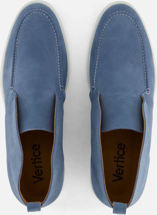 Vertice Instappers blauw Suede