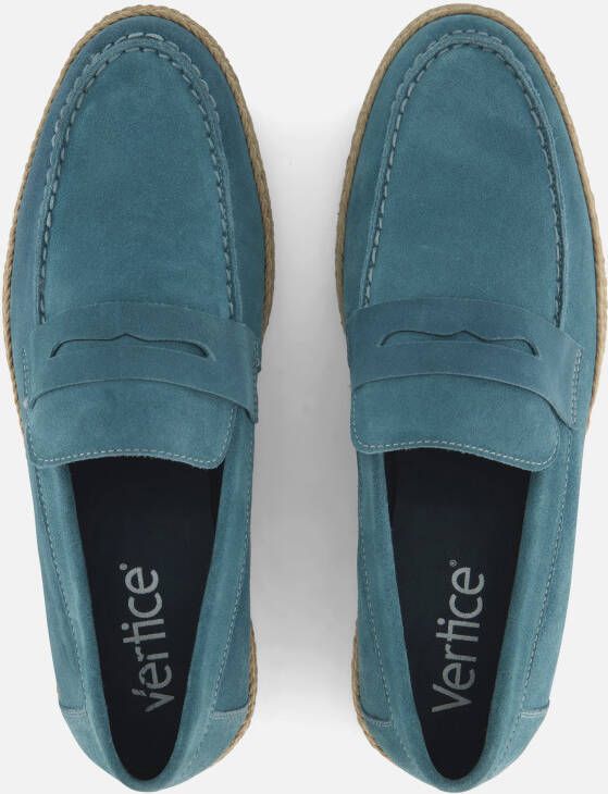 Vertice Instappers blauw Suede