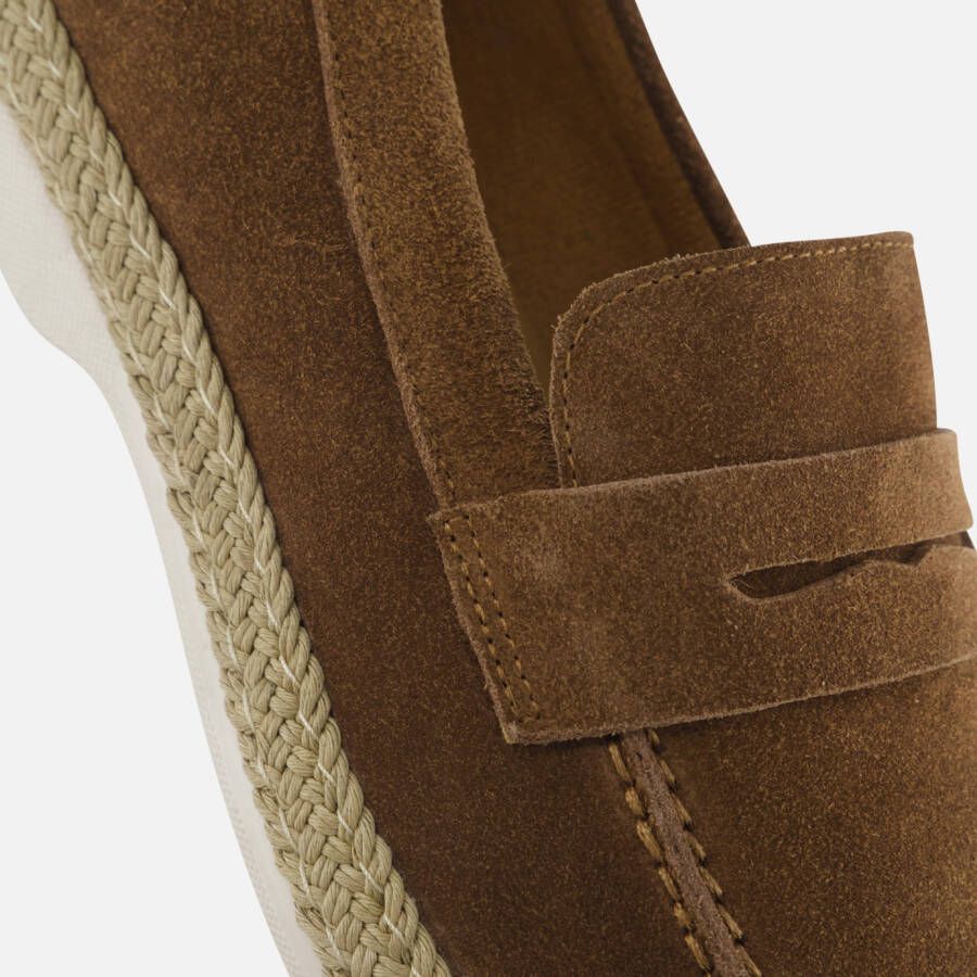 Vertice Instappers bruin Suede