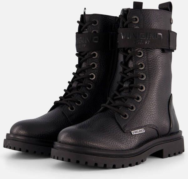 VINGINO Evi Xhi Veterboots zwart Leer