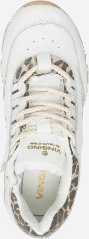 VINGINO Fenna II sneakers wit Leer