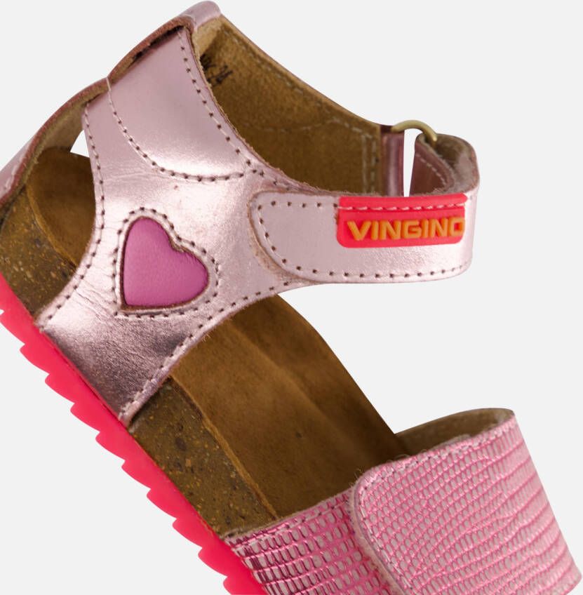 VINGINO Floor Sandalen roze Leer