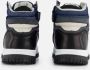 VINGINO Joshua mid leren sneakers blauw Jongens Leer Meerkleurig 31 - Thumbnail 9