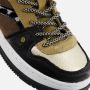 VINGINO Maxime leren sneakers zwart bruin Meisjes Leer Meerkleurig 30 - Thumbnail 10