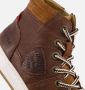 VINGINO Duncan Mid leren sneakers bruin Jongens Leer Meerkleurig 28 - Thumbnail 12