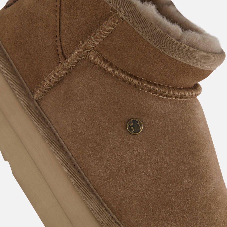 Warmbat Durack Gevoerde boots taupe Suede